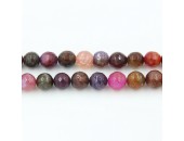 Perles Facettes Agate Multicolor 08 6mm