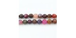Perles Facettes Agate Multicolor 08 6mm