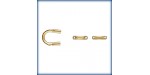25 Passes Cables Trou 0.53mm 1/20 14K Gold Filled