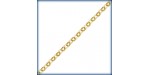 1 Chainette 45cm Maille Jaseron 1.1mm 1/20 14K Gold Filled