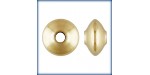 5 Soucoupes 5.5x3.3mm Trou 1.5mm 1/20 14K Gold Filled