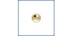 20 Perles 4.0mm Sablées Trou 1.0mm 1/20 14K Gold Filled