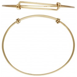1 Bracelet Ajustable 20-24cm fil 1.65mm 1/20 14K Gold Filled