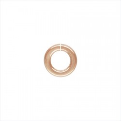 1000 anneaux ronds doré Rose 3mm / 0.50mm