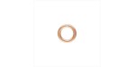 250 anneaux ronds doré Rose 6mm / 1.00mm