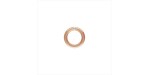 100 anneaux ronds doré Rose 10mm / 1.20mm