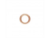 100 anneaux ronds doré Rose 12mm / 1.40mm