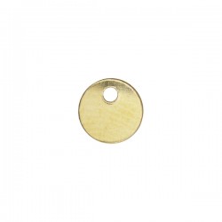 5 Disques 1 Trou 6.0mm 1/20 14K Gold Filled