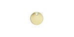 5 Disques 1 Trou 8.0mm 1/20 14K Gold Filled