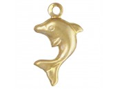 5 Charms Dolphin 8x11mm 1/20 14K Gold Filled