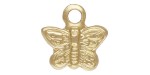 10 Charms Papillon 7x5mm 1/20 14K Gold Filled