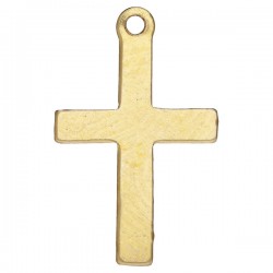 5 Charms Croix 10x16mm 1/20 14K Gold Filled