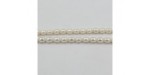 Perles d'Eau Douce ''Grain de Riz'' Blanches Grade A Ø 6/7mm
