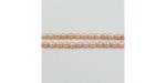 Perles d'Eau Douce ''Grain de Riz'' Oranges Grade A Ø 6/7mm