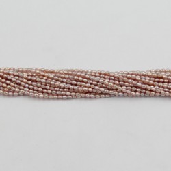 Perles d'Eau Douce ''Grain de Riz'' Lilas Ø 2.5/3.0mm