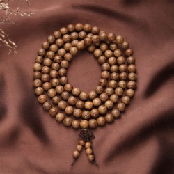 108 Perles Bois Exotique ''Wenge Wood'' 6mm