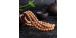 108 Perles Bois Exotique ''rudraksha'' 6mm