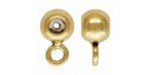 6 Perles a Anneau 3.0mm Insert Silicone 0.5mm 1/20 14K Gold Filled
