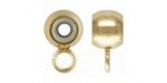 3 Perles a Anneau 4.0mm Insert Silicone 2.0mm 1/20 14K Gold Filled