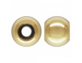 3 Perles 7.0mm Insert Silicone 3.5mm 1/20 14K Gold Filled