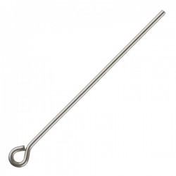 100 Clous a boucle Acier Inoxydable 51mm / fil 0.70mm