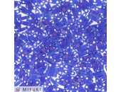 25 Grs MIYUKI Quart TILA Bleu Saphir A/B Transparent Mat