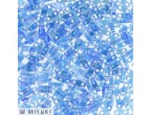 25 Grs MIYUKI Quart TILA Bleu Saphir Clair A/B Transparent Brillant