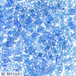 25 Grs MIYUKI Quart TILA Bleu Saphir Clair A/B Transparent Brillant