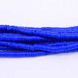 Rondelles ''Heishi'' Bleu 4mm
