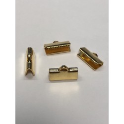 Embout pour cordon de 1mm en acier inoxydable (20 pièces