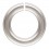 50 Anneaux Ronds Ouverts Fil 0.76x4.0mm Argent Véritable