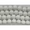 600 perles verre craie 6mm