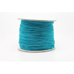 100 metres fil elastique vert turquoise 1.0 mm