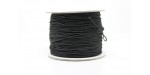 100 metres fil elastique noir 1.0 mm