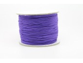 100 metres fil elastique violet 1.0 mm