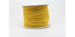 100 metres fil elastique jaune 1.0 mm
