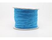 100 metres fil elastique turquoise 1.0 mm