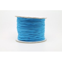 100 metres fil elastique turquoise 1.0 mm