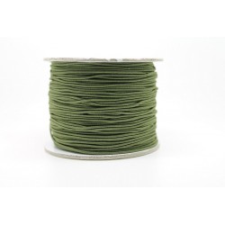 100 metres fil elastique vert fonce 1.0 mm