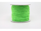 100 metres fil elastique Vert Fluo 1.0 mm