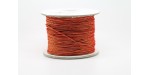 100 metres fil elastique rouge et or 2.0 mm