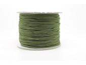 100 metres fil elastique vert fonce 2.0 mm
