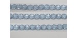 30 perles verre facettes alexandrite 10mm