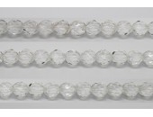 30 perles verre facettes cristal 8mm