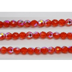 30 perles verre facettes jacinthe A/B 12mm