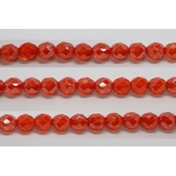 30 perles verre facettes jacinthe lustre 10mm