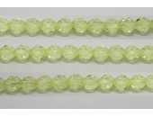 60 perles verre facettes jonquille 5mm