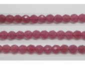 60 perles verre facettes rose opale 3mm