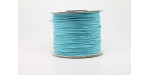 100 metres lacet coton cire 0.8mm turquoise