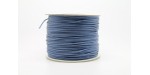 100 metres lacet coton cire 0.8mm bleu marine